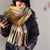 Unisex Casual Simple Style Classic Style Lattice Imitation Cashmere Scarf