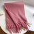 Unisex Casual Minimalist Classic Style Lattice Imitation Cashmere Scarf