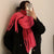 Unisex Casual Simple Style Classic Style Lattice Imitation Cashmere Scarf