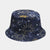 Unisex Casual Simple Style Printing Sun Leaves Printing Wide Eaves Bucket Hat