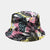 Unisex Casual Simple Style Printing Sun Leaves Printing Wide Eaves Bucket Hat