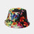 Unisex Casual Simple Style Printing Sun Leaves Printing Wide Eaves Bucket Hat