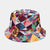 Unisex Casual Simple Style Printing Sun Leaves Printing Wide Eaves Bucket Hat