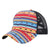 Unisex Casual Simple Style Stripe Lattice Flower Curved Eaves Baseball Cap