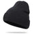 Unisex Casual Skull Embroidery Eaveless Wool Cap