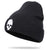 Unisex Casual Skull Embroidery Eaveless Wool Cap