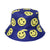 Unisex Casual Smile Face Flat Eaves Bucket Hat