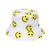 Unisex Casual Smile Face Flat Eaves Bucket Hat