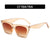 Unisex Casual Solid Color Ac Polygon Full Frame Sunglasses