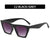 Unisex Casual Solid Color Ac Polygon Full Frame Sunglasses