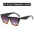 Unisex Casual Solid Color Ac Polygon Full Frame Sunglasses