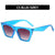 Unisex Casual Solid Color Ac Polygon Full Frame Sunglasses