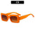 Unisex Casual Solid Color Ac Square Full Frame Sunglasses