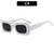 Unisex Casual Solid Color Ac Square Full Frame Sunglasses