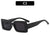 Unisex Casual Solid Color Ac Square Full Frame Sunglasses