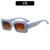 Unisex Casual Solid Color Ac Square Full Frame Sunglasses