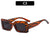 Unisex Casual Solid Color Ac Square Full Frame Sunglasses