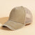 Unisex Casual Solid Color Curved Eaves Baseball Cap