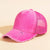 Unisex Casual Solid Color Curved Eaves Baseball Cap