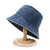 Unisex Casual Solid Color Flat Eaves Bucket Hat