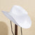 Unisex Casual Solid Color Wide Eaves Straw Hat