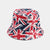 Unisex Casual Style Elegant Basic National Flag Printing Bucket Hat