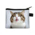 Unisex Cat Polyester Zipper Coin Purses