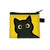 Unisex Cat Polyester Zipper Coin Purses