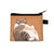 Unisex Cat Polyester Zipper Coin Purses