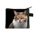 Unisex Cat Polyester Zipper Coin Purses