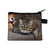 Unisex Cat Polyester Zipper Coin Purses