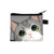 Unisex Cat Polyester Zipper Coin Purses