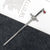 Unisex Chinoiserie Retro Ethnic Style Geometric Sword Alloy Plating Hairpin