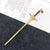 Unisex Chinoiserie Retro Ethnic Style Geometric Sword Alloy Plating Hairpin