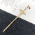 Unisex Chinoiserie Retro Ethnic Style Geometric Sword Alloy Plating Hairpin