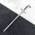 Unisex Chinoiserie Retro Ethnic Style Geometric Sword Alloy Plating Hairpin