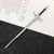 Unisex Chinoiserie Retro Ethnic Style Geometric Sword Alloy Plating Hairpin