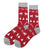 Unisex Christmas Cartoon Cotton Crew Socks A Pair