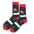 Unisex Christmas Cartoon Cotton Crew Socks A Pair