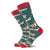 Unisex Christmas Santa Claus Cotton Crew Socks A Pair