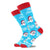 Unisex Christmas Santa Claus Cotton Crew Socks A Pair