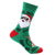 Unisex Christmas Santa Claus Cotton Crew Socks A Pair