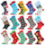 Unisex Christmas Santa Claus Cotton Crew Socks A Pair