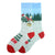 Unisex Christmas Santa Claus Cotton Crew Socks A Pair