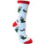 Unisex Christmas Santa Claus Elk Cotton Blending Jacquard Ankle Socks