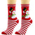 Unisex Christmas Santa Claus Elk Cotton Blending Jacquard Ankle Socks