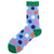 Unisex Classic Style Geometric Cotton Crew Socks A Pair