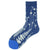 Unisex Classic Style Geometric Cotton Crew Socks A Pair