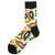 Unisex Classic Style Geometric Cotton Crew Socks A Pair