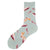 Unisex Classic Style Geometric Cotton Crew Socks A Pair